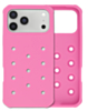 Charm Built Silicone Case (HOT PINK) for iPhone 17 Pro Max (Only Ground Shipping)