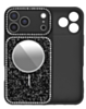 Glitter Rhinestone Mirror Case with MagSafe Ring (BLACK) for iPhone 17 Pro Max (Only Ground Shipping)