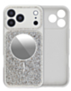 Glitter Rhinestone Mirror Case with MagSafe Ring (SILVER) for iPhone 17 Pro Max (Only Ground Shipping)