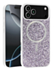 Thin Wireless Charging Bling Diamond Crystal Case - WHITE for iPhone 17 Pro Max (Only Ground Shipping)