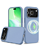 Soft Solid Silicone Case with Wireless Charging - LIGHT BLUE for iPhone 17 Pro Max (Only Ground Shipping)