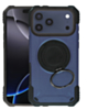 Hybrid Tuff Case with Magnetic Kickstand (DARK BLUE) for iPhone 17 Pro Max (Only Ground Shipping)