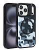 Camo Design Thin Magnetic Case with Camera Stand Kickstand - Style 4 for iPhone 17 Pro Max (Only Ground Shipping)