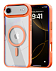 Shiny Magnetic Clear Cases - ORANGE for iPhone AIR (Only Ground Shipping)