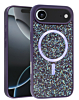 Thin Wireless Charging Bling Diamond Crystal Case - PURPLE for iPhone Air (Only Ground Shipping)