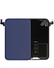 Back Glass with Frame and Wireless NFC Charging Flex and MagSafe Magnet for iPhone 17 Pro (NO LOGO) (DEEP BLUE)