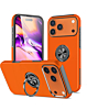 Dual Layer Case with Magnetic Ring - ORANGE for iPhone 17 Pro (Only Ground Shipping)