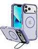 Shockproof Magsafe Case with Camera Stand - LIGHT PURPLE for iPhone 17 Pro (Only Ground Shipping)
