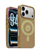 New Leather Case with Wireless Charger with IC Chip (LIGHT BROWN) for iPhone 17 Pro Max (Only Ground Shipping)