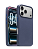 New Leather Case with Wireless Charger with IC Chip (NAVY BLUE) for iPhone 17 Pro (Only Ground Shipping)