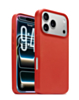 New Leather Case with Wireless Charger with IC Chip (RED) for iPhone 17 Pro Max (Only Ground Shipping)