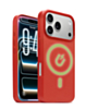 New Leather Case with Wireless Charger with IC Chip (RED) for iPhone 17 Pro Max (Only Ground Shipping)
