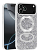 Sparkle Luxury Slim Case with Magnetic Kickstand for iPhone 17 Pro (WHITE) (Only Ground Shipping)