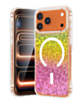 CD-Pattern Electroplated Four Corner Shockproof Case (RAINBOW) for iPhone 17 Pro Max (Only Ground Shipping)