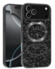 Sparkle Luxury Slim Case with Magnetic Kickstand for iPhone 17 Pro Max (BLACK) (Only Ground Shipping)