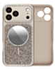 Glitter Rhinestone Mirror Case with MagSafe Ring (GOLD) for iPhone 17 Pro Max (Only Ground Shipping)