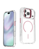 Magnetic Clear Case with Camera Kickstand for iPhone 17 Pro Max (PINK) (Only Ground Shipping)