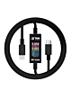 18 Kinds AV-Line Pro 1.2M Intelligent Detection of Charging Data Cable - USB C to L