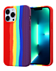 Serrated Silicone Case - RAINBOW for iPhone 12 Pro Max (Only Ground Shipping)