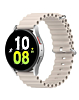 Ocean Band Silicone Sport Strap Band with Double Metal Rings for Galaxy Watch (20mm) (STAR LIGHT) (Only Ground Shipping)