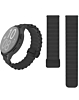 Silicone Marine Sport Strap Band with Magnetic Closure for Galaxy Watch (20mm) (BLACK) (Only Ground Shipping)