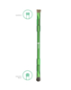 2UUL CL15 Dual-Ended Cleaning Brush for PCB Clean
