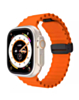 Ocean-Style Magnetic Silicone Band (ORANGE) for iWatch (38/40/41mm) (Only Ground Shipping)