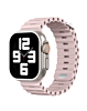 iWatch (38/40/41mm) Ocean Band Silicone Sport Strap Band - OXFORD POWDER & ROSE GREY (Only Ground Shipping)