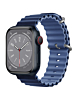 iWatch (38/40/41mm) Ocean Band Silicone Sport Strap Band - NAVY BLUE & LIGHT NAVY BLUE (Only Ground Shipping)