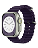 Silicone Ocean Strap with Metal Buckle (BERRY PURPLE) for iWatch (38 / 40 / 41mm) (Only Ground Shipping)