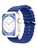 Silicone Ocean Strap with Metal Buckle (BLUE) for iWatch (38 / 40 / 41mm) (Only Ground Shipping)