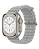 Silicone Ocean Strap with Metal Buckle (CLOUD GREY) for iWatch (38/40/41mm) (Only Ground Shipping)