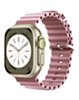Silicone Ocean Strap with Metal Buckle (LAVENDER) for iWatch (38 / 40 / 41mm) (Only Ground Shipping)