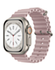Silicone Ocean Strap with Metal Buckle (SAND POWDER) for iWatch (38/40/41mm) (Only Ground Shipping)