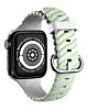 iWatch (38/40/41mm) Braided Colorful Silicone Band - TEAL (Only Ground Shipping)