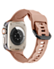 Silicone Wave Sport Strap (RETRO ROSE) for iWatch (38 / 40 / 41mm) (Only Ground Shipping)