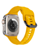Silicone Wave Sport Strap (YELLOW) for iWatch (38 / 40 / 41mm) (Only Ground Shipping)