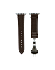iWatch (38/40/41mm) Deployment Buckle Leather Strap Bnad - BROWN (Only Ground Shipping)