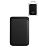 Leather Magnetic Card Wallet Holder - BLACK (Only Ground Shipping)