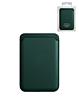 Leather Magnetic Card Wallet Holder - GREEN (Only Ground Shipping)