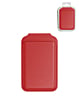 Leather Magnetic Card Wallet Holder with Stand - RED (Only Ground Shipping)