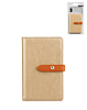 Universal Back Phone Leather Wallet Cash ID Credit Card Slot (GOLD) (Only Ground Shipping)