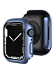 iWatch 41mm Hard PC Bumper Case with Tempered Glass - NAVY BLUE (Only Ground Shipping)