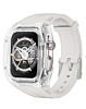 Transparent Protective Watch Band for iWatch (40mm / 41mm) - WHITE (Only Ground Shipping)