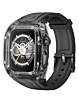 Transparent Protective Watch Band for iWatch (40mm / 41mm) - BLACK (Only Ground Shipping)