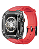 Transparent Protective Watch Band for iWatch (40mm / 41mm) - RED (Only Ground Shipping)