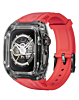 Transparent Protective Watch Band for iWatch (40mm / 41mm) - RED (Only Ground Shipping)