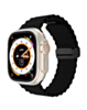 Ocean-Style Magnetic Silicone Band (BLACK) for iWatch (42/44/45/49mm) (Only Ground Shipping)
