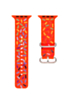 Rainbow Sprinkle Silicone Band (RED) for iWatch (42 / 44 / 45 / 49mm) (Only Ground Shipping)