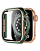 Shinny Hard PC Bumper Case (DARK GREEN & ROSE GOLD) for iWatch 42mm (Only Ground Shipping)